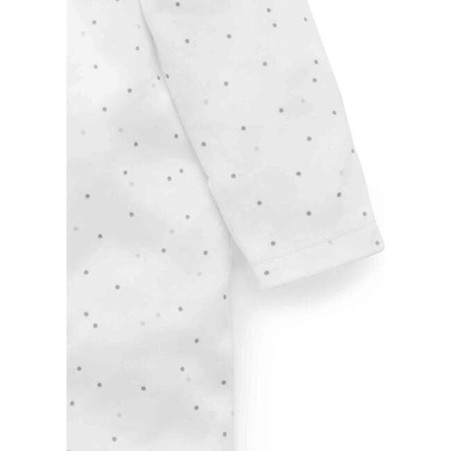 2 Pack Zip Footie Pale Grey Melange Pack