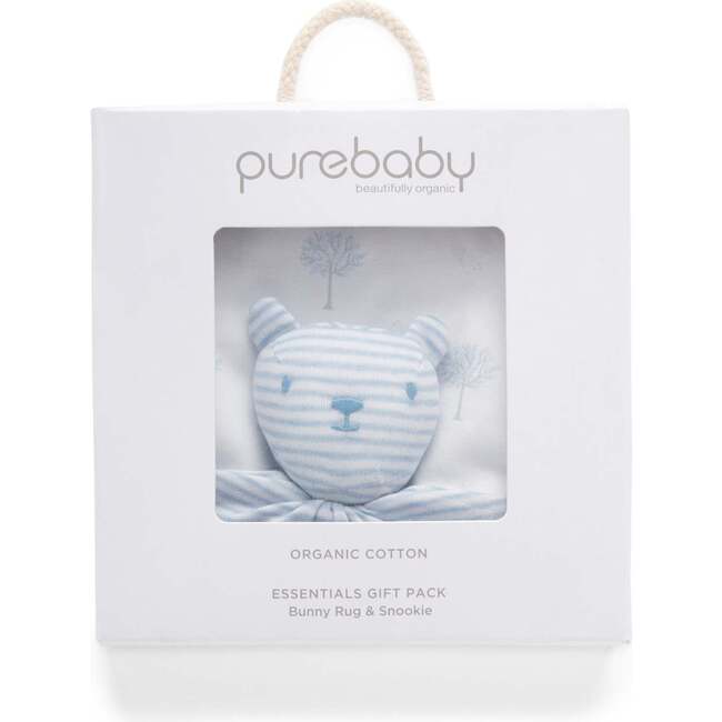 Stretch Wrap & Comforter Gift Pack Pale Blue Tree