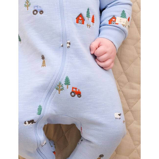 Quilted Footie Farm Alphabet Print - Rompers - 3