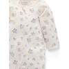 Printed Zip Footie 2 Pack Cherry Blossom Print - Rompers - 3