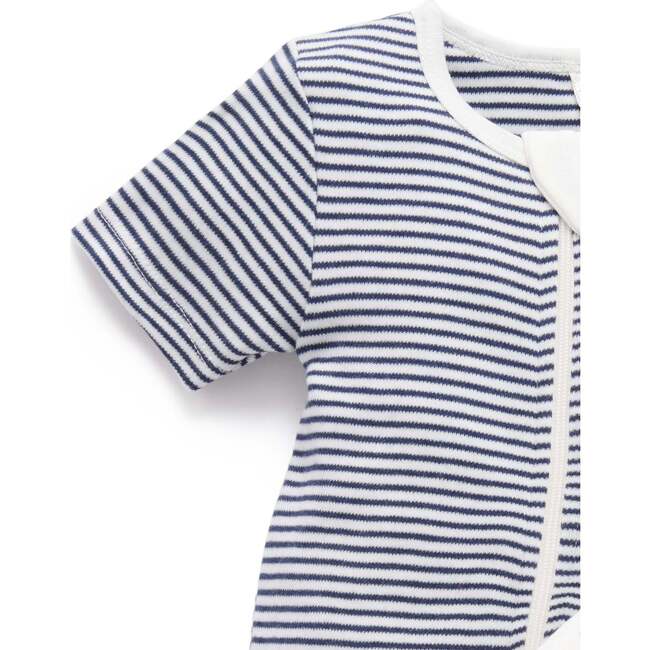 2 Pack Short Zip Romper Vanilla Nautical Pack