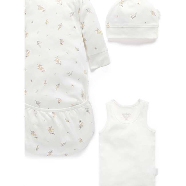 Newborn Hospital Gift Pack 6 Piece Vanilla Wattle Bee Pack - Mixed Apparel Set - 3