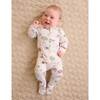 Thick Zip Footie & Bib Set Hearding Sheep Print - Rompers - 2