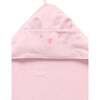 Essential Bear Towel, Pale Pink Melange - Bath Towels - 2 - thumbnail