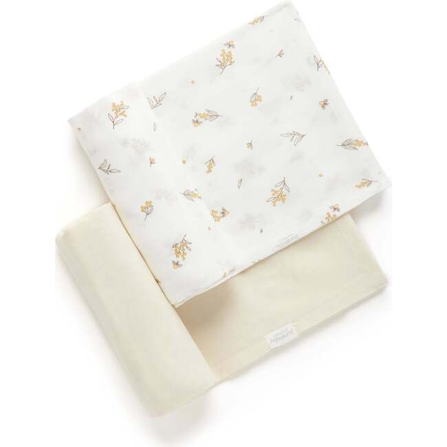 Muslin Wrap 2 Pack Wheat Wattle Bee