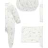 Newborn Hospital Gift Pack 6 Piece Vanilla Wattle Bee Pack - Mixed Apparel Set - 4