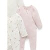 4 Pack Zip Footie Vanilla Blossom Pack - Rompers - 5 - thumbnail