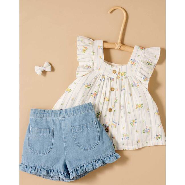 Nautical Set Nautical Floral - Mixed Apparel Set - 5