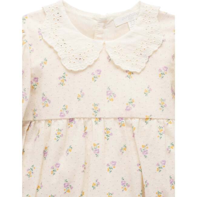 Gathered Bodysuit & Headband Primrose Print - Onesies - 4