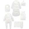 Newborn Hospital Gift Pack 6 Piece Vanilla Blossom Pack - Mixed Apparel Set - 1 - thumbnail