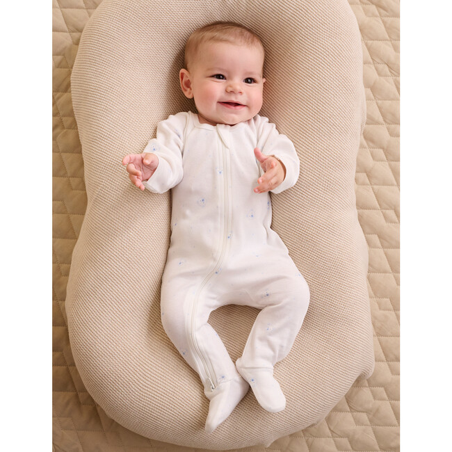 2 Pack Zip Footie Pale Blue Bear Pack