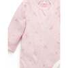 2 Pack Zip Footie Pale Pink Blossom Pack - Rompers - 3