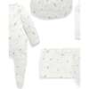 Newborn Hospital Gift Pack 6 Piece Vanilla Blossom Pack - Mixed Apparel Set - 4