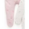 2 Pack Zip Footie Pale Pink Blossom Pack - Rompers - 4