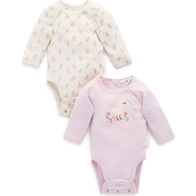 2 Pack Ruffle Bodysuit Primrose Print - Onesies - 6