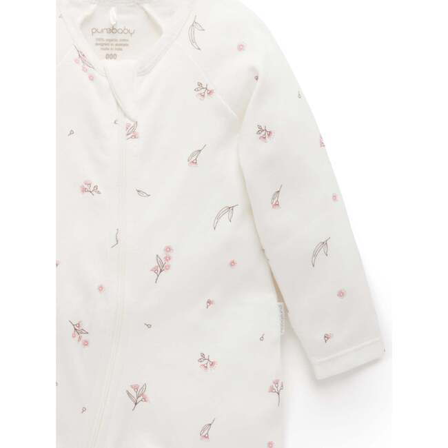 2 Pack Zip Footie Pale Pink Blossom Pack - Rompers - 5