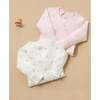 2 Pack Zip Footie Pale Pink Blossom Pack - Rompers - 6