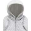 Quilted Hooded Coverall Pale Grey Melange - Rompers - 4