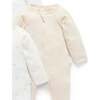 4 Pack Zip Footie Vanilla Bear Pack - Footie Pajamas - 4 - thumbnail