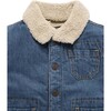 Denim Sherpa Jacket Mid Denim - Jackets - 4
