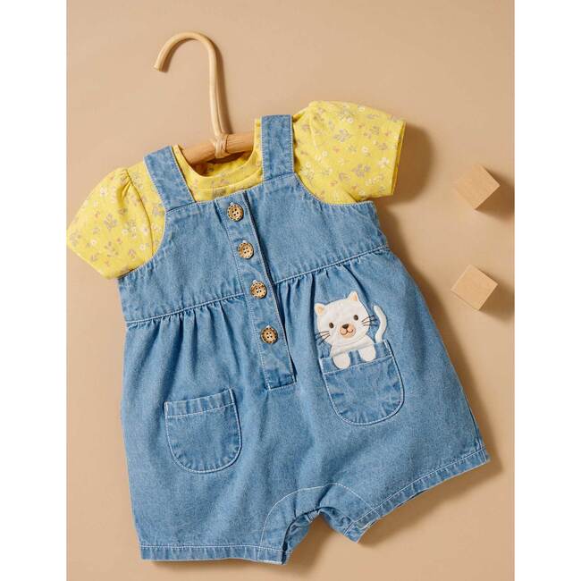 Pocket Overall Set Faded Denim - Mixed Apparel Set - 5