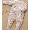 Quilted Footie Farmhouse Print - Rompers - 5