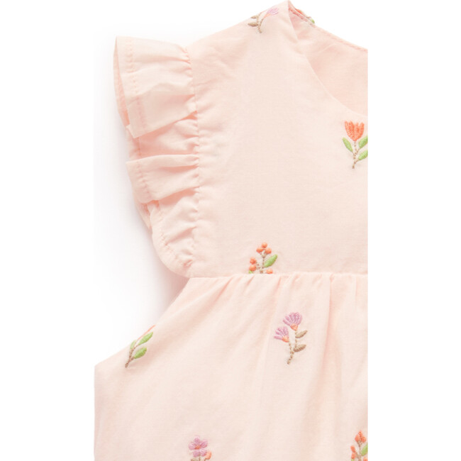 Embroidered Bodysuit & Sunhat Sprig Broderie