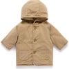 Corduroy Shearling Jacket Mushroom - Jackets - 1 - thumbnail