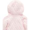 Quilted Hooded Coverall Soft Pink Melange - Rompers - 6