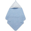 Essential Bear Hooded Towel Pale Blue Melange - Bath Towels - 1 - thumbnail