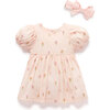 Embroidered Dress & Headband Set Sprig Broderie - Dresses - 1 - thumbnail