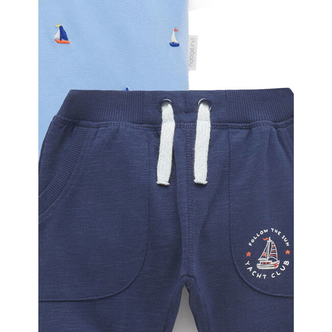 Yacht Polo Shirt & Pant Set Yacht Broderie - Mixed Apparel Set - 3