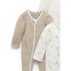 4 Pack Zip Footie Vanilla Wattle Bee Pack - Rompers - 3 - thumbnail