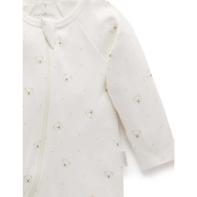 2 Pack Zip Footie Vanilla Bear Pack - Rompers - 3
