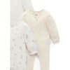 4 Pack Zip Footie Vanilla Wattle Bee Pack - Rompers - 5 - thumbnail