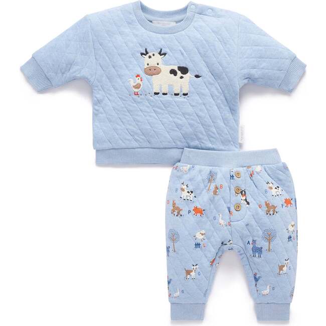 Quilted Track Set Farm Alphabet Print