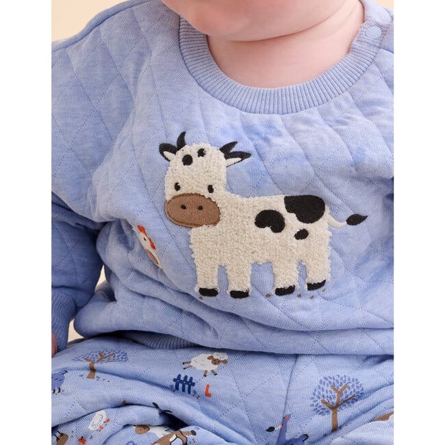 Quilted Track Set Farm Alphabet Print - Mixed Apparel Set - 3