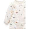 Printed Zip Footie 2 Pack Farm Vehicles Print - Rompers - 3