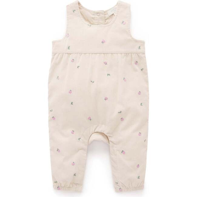 Embroidered Corduroy Romper Orchard Broderie