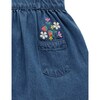 Embroidered Pinnie Set Mid Denim - Dresses - 4
