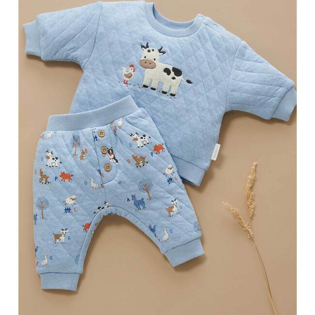 Quilted Track Set Farm Alphabet Print - Mixed Apparel Set - 6