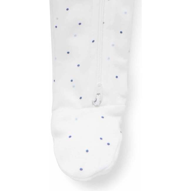 2 Pack Zip Footie Pale Blue Pack - Footie Pajamas - 3