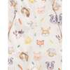 Thick Zip Footie & Bib Set Farm Friends Print - Rompers - 4