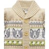 Sheep Dog Cardigan Herding Farisle - Cardigans - 4 - thumbnail