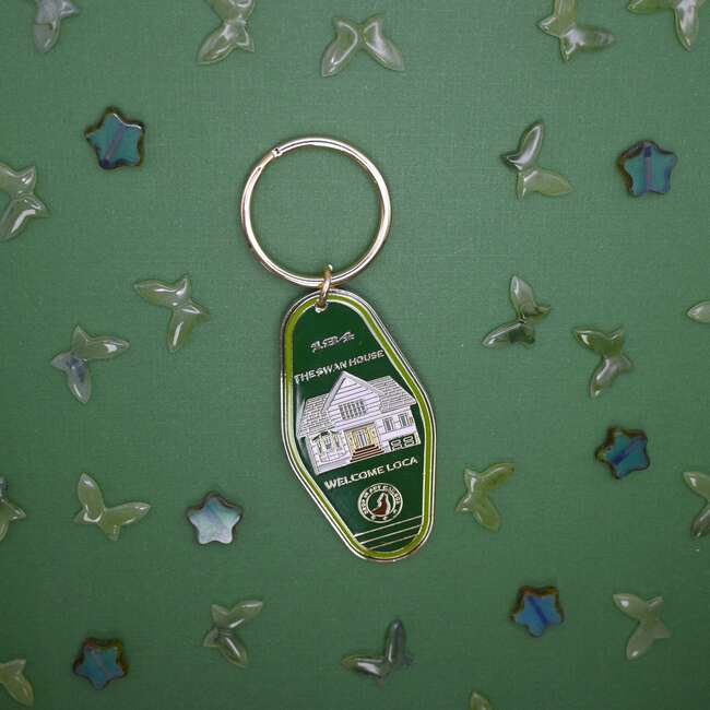 Swan House Keychain