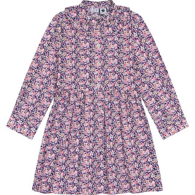 Reagan Shirtdress, Pink Navy Floral