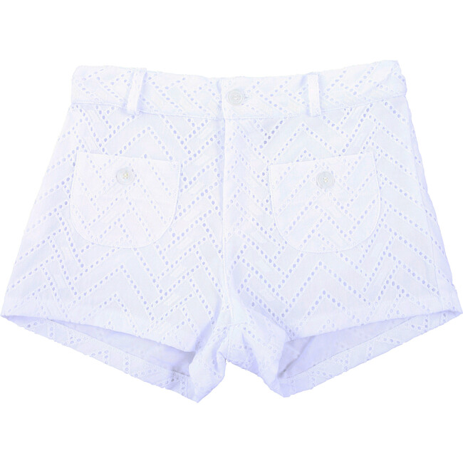 Miss Shannon Shorts, White Eyelet