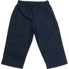 Lucas Baby Pant, Navy Cotton Poplin - Pants - 1 - thumbnail