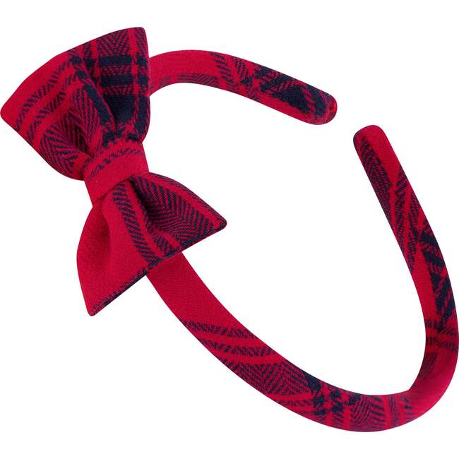 Preppy Headband, Red Plaid - Hair Accessories - 1
