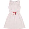 Sara Racerback Dress, Red White Blue Stripe - Dresses - 1 - thumbnail